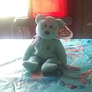 Blue  Benie Baby Bear